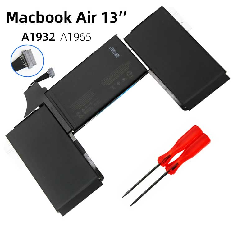 Batterie MACBOOK AIR A1965 pour Apple Macbook Air 13 ''P A1932, 2018, 2019,  4379mAh 11.4V