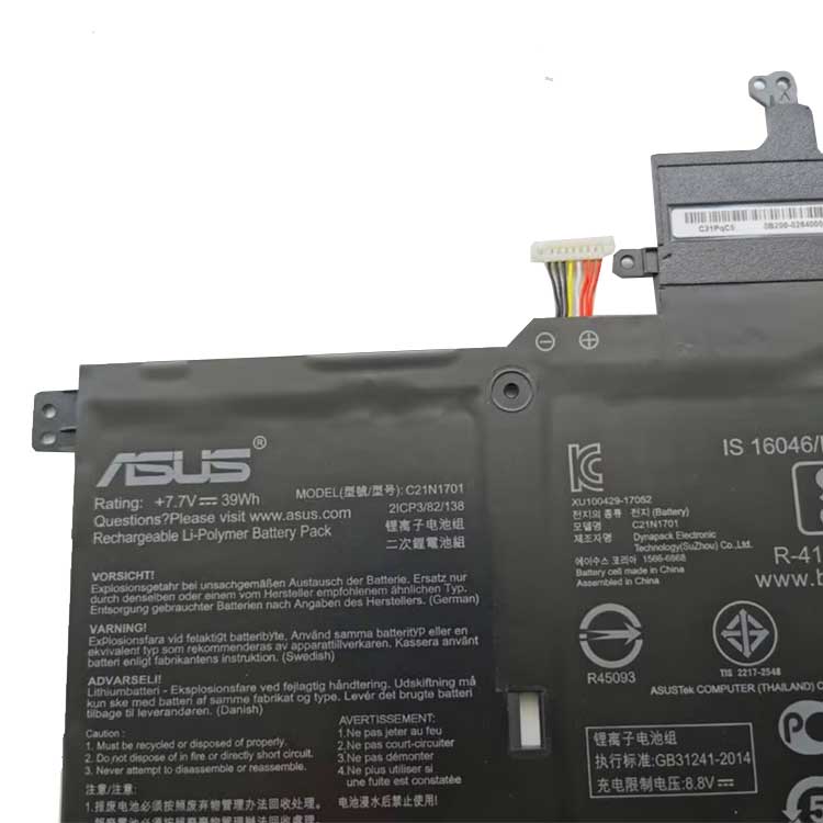 Asus S406UA-BM256 batería