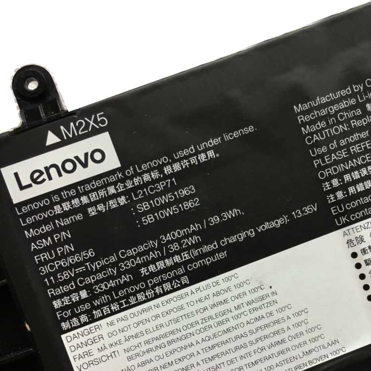 Lenovo ThinkPad T14 P14s Gen 3 batería