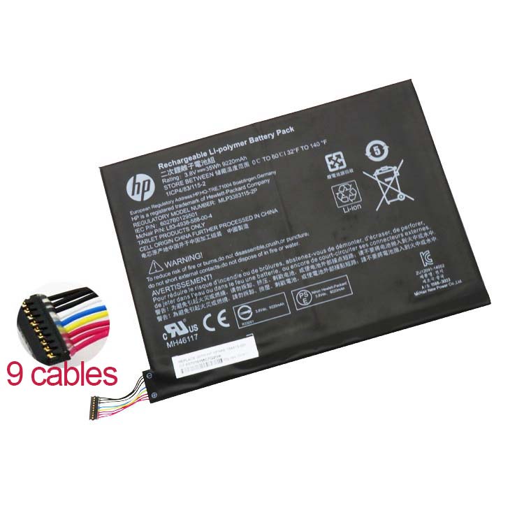 HP MLP3383115-2P batería