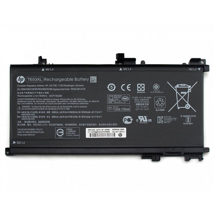 HP Omen 15-ax007ng batería