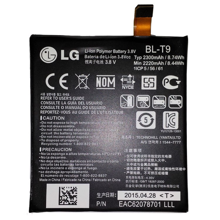 LG Google Nexus 5 D820 D821 batería